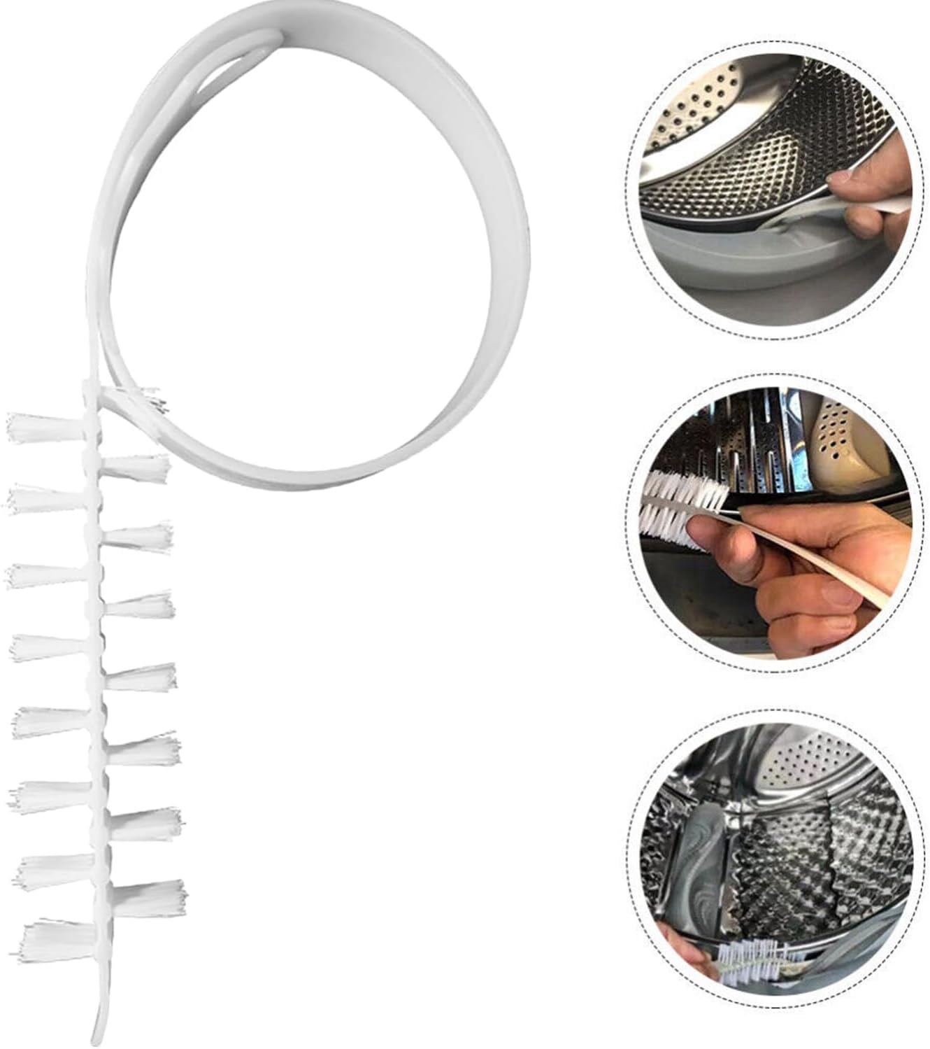 Cepillo para lavadora, cepillo de limpieza para lavadora, cepillo de limpieza de carga frontal, cepillos de nailon para limpieza, cepillos de