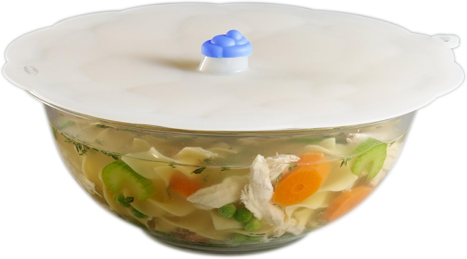 Chef’n Cloud Cover – Tapa universal de silicona para macetas, 11 pulgadas, FrostPacific