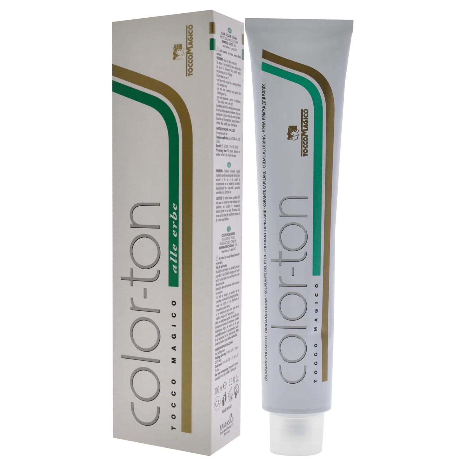 TOCCO Color-Ton – Coloración permanente para el cabello, 6C-6.1, color rubio ceniza oscuro, unisex, 3.38 onzas