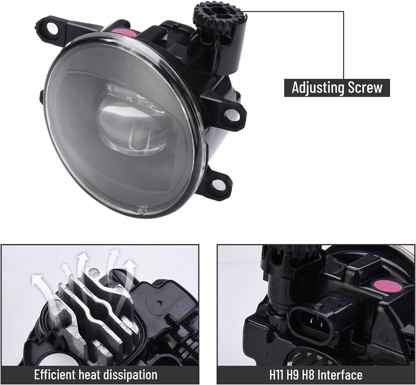 Nueva generación LED antiniebla luz actualización para Toyota 4Runner Tacoma Tundra RAV4 C-HR Highlander Venza Sienna Scion xA 2005 06 07 2008 2009