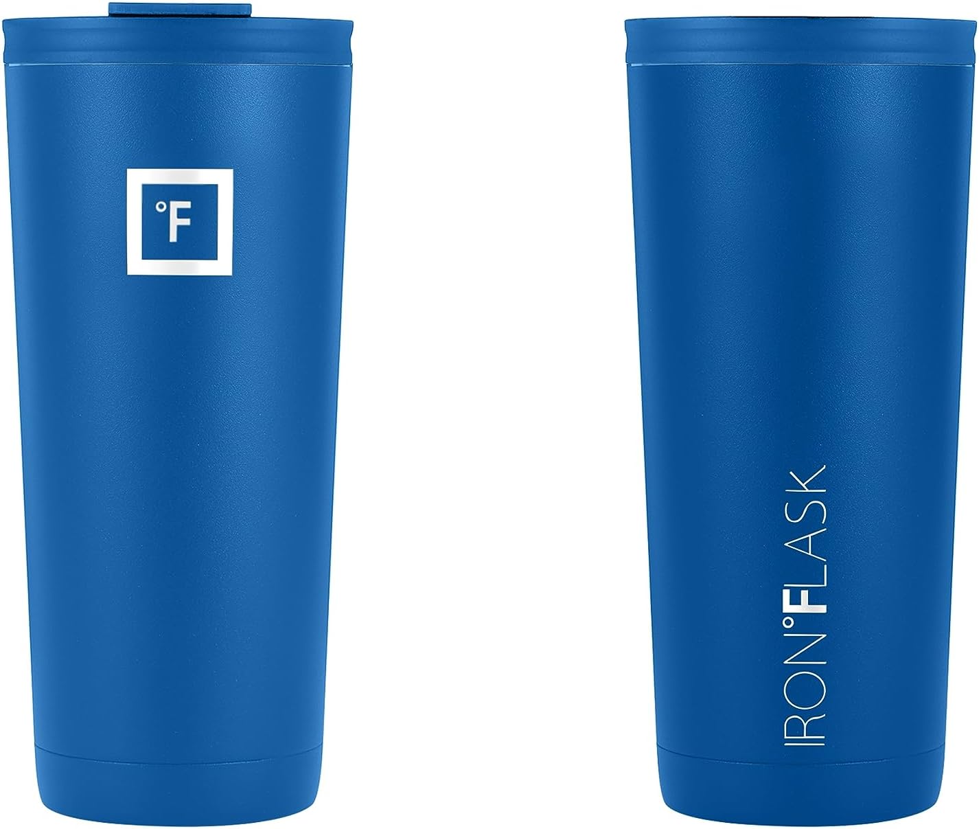 IRON FLASK – Vaso clásico 2.0, 24 oz, 2tapas (pajilladeslizante), botella de acero inoxidable con aislamiento al vacío, doble capa, taza térmica