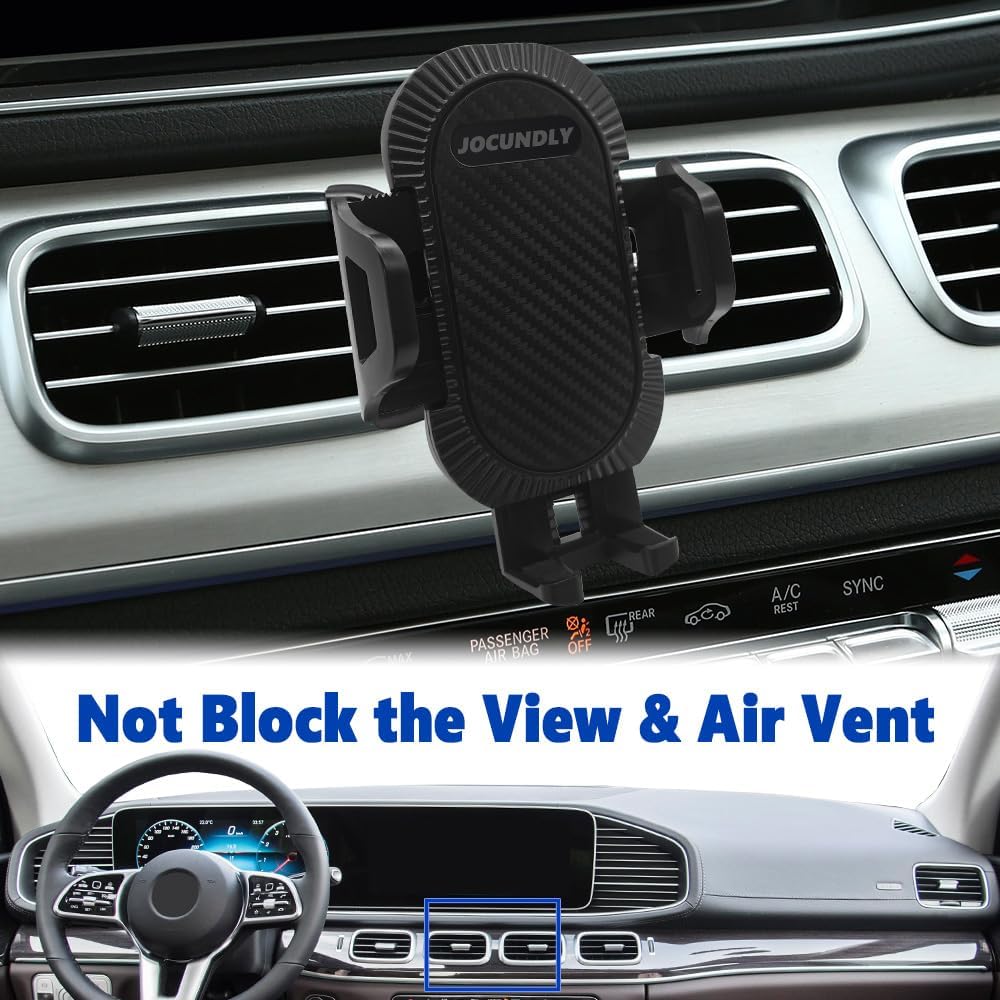 Soporte de teléfono para automóvil Mercedes Benz Clase GLE 2020-2024 y Clase GLS 2020-2024 compatible con funda gruesa Soporte de teléfono celular,