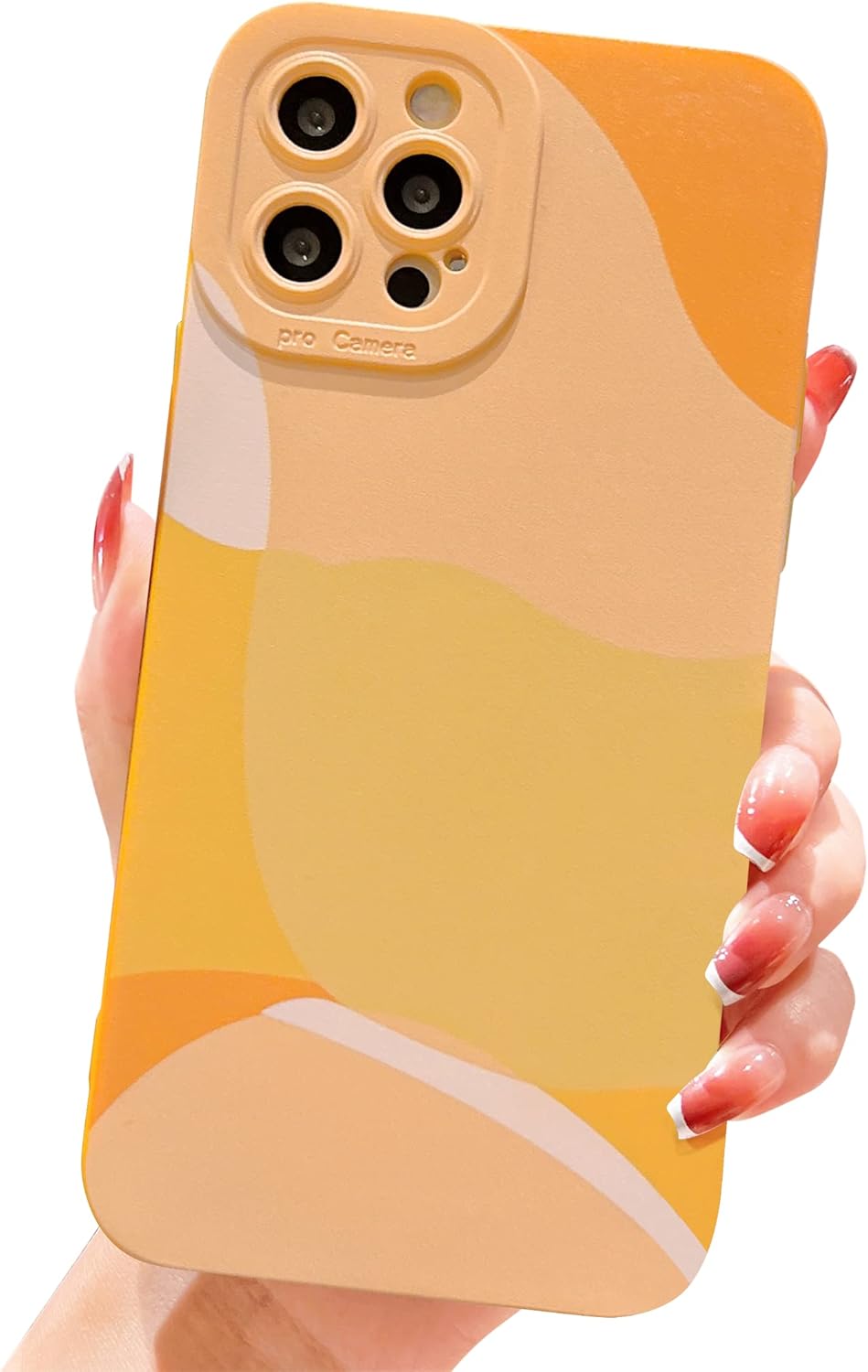 YKCZL Funda compatible con iPhone 13 Pro Max de 6.7 pulgadas, bonita funda protectora de lente de cámara completa, delgada, suave, a prueba de