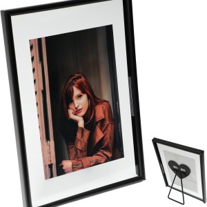 Marco flotante negro (5 x 7 pulgadas, vertical) con corazón romántico, para tamaños de imagen 4 x 6, 3 x 5, 2 x 3, marco de fotos de estante de Marco flotante negro (5 x 7 pulgadas, vertical) con corazón romántico, para tamaños de imagen 4 x 6, 3 x 5, 2 x 3, marco de fotos de estante de