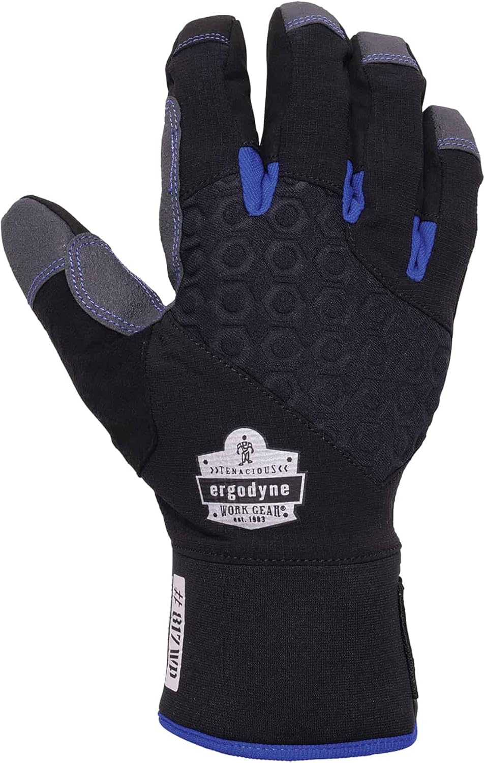 Ergodyne Proflex 817 WP guante térmico aislante de utilidad, impermeable, color negro