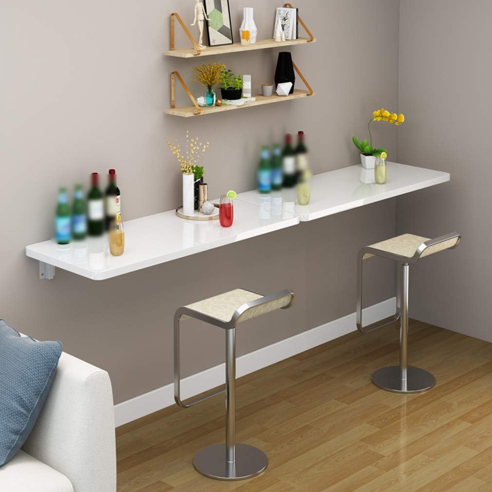 Mesa de pared plegable consola de cocina mesa de comedor, mesas de barra multifunción, escritorio de computadora flotante, mesa de aprendizaje de