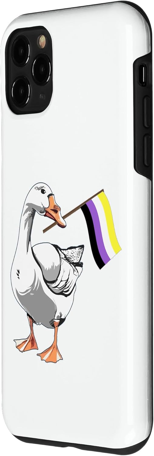 iPhone 11 Pro Nonbinary Goose Bi Pride Flag Bi Pride Parade Flag LGBTQ Case