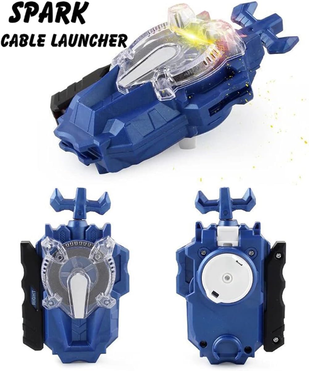 Lanzador de chispas izquierda derecha Lr Bey Burst Evolution Turbo Blades Battling Tops String Launcher Grip SuperKing Booster B-174-01 Hyperion