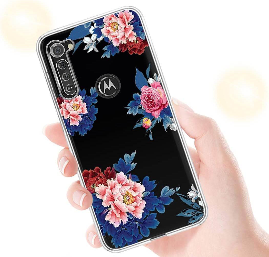 Tothedu Funda protectora para Moto G Stylus 2020, Motorola G Stylus para niñas, transparente, delgada, a prueba de golpes, suave, flexible, de