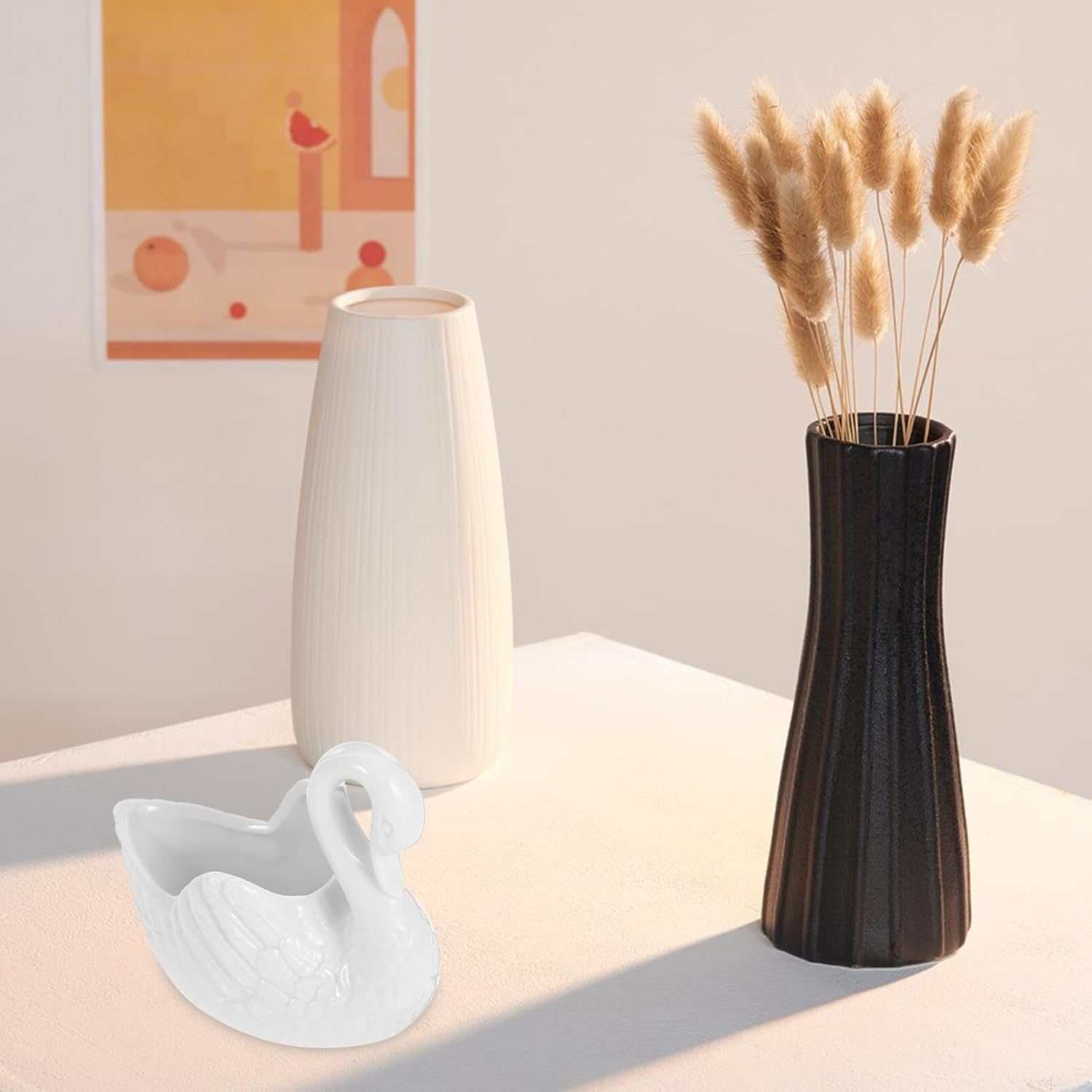 Cerámica Tealight titular de la vela titular de la vela plantador de cerámica Candelabro Cerámica regalo blanco cerámica mini maceta