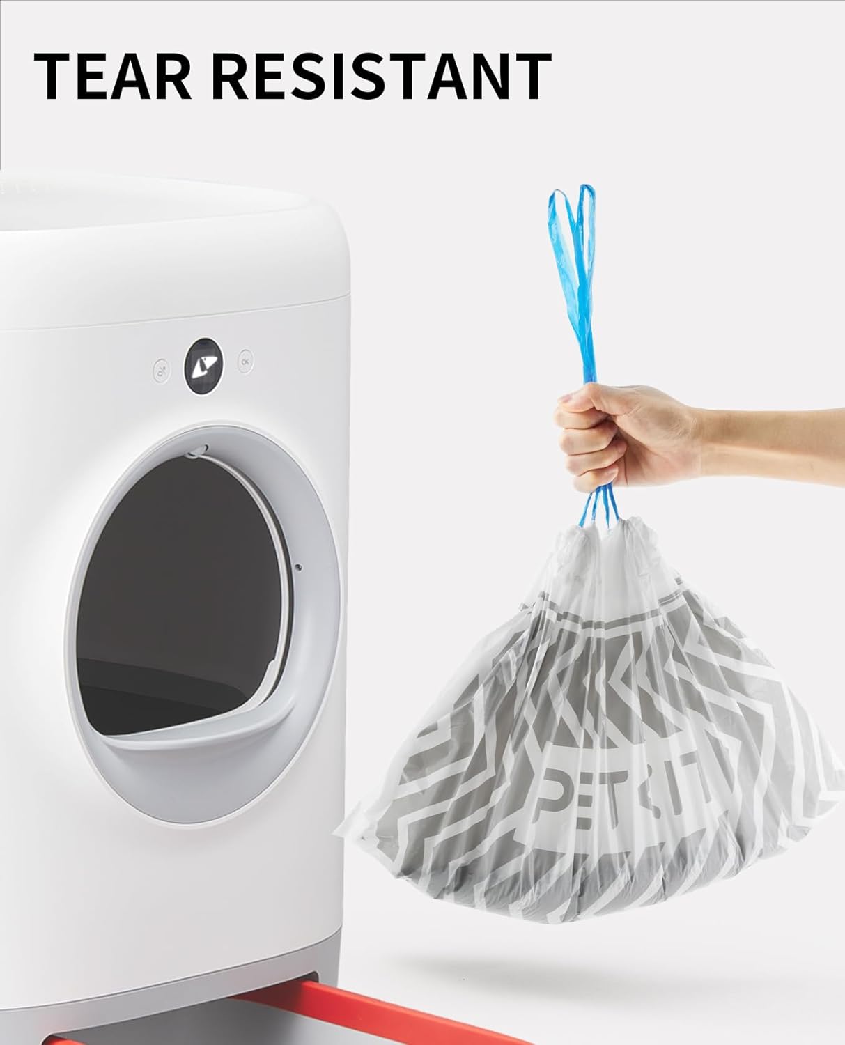 PETKIT PuraX PuraMax – Bolsas de basura reemplazadas, 5 rollos, bolsas portátiles para contenedores de basura para gatos para autolimpieza