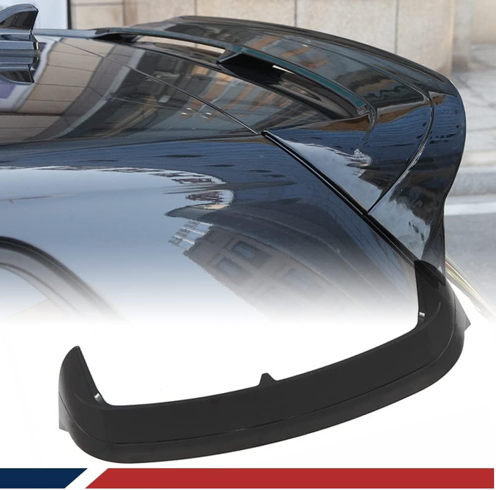 Alerón trasero Mk8 para Volkswagen VW Golf 8 Mk8 GTI R 2021-2023 Alerón de techo trasero Alerón de ventana superior Outlet de fábrica (negro