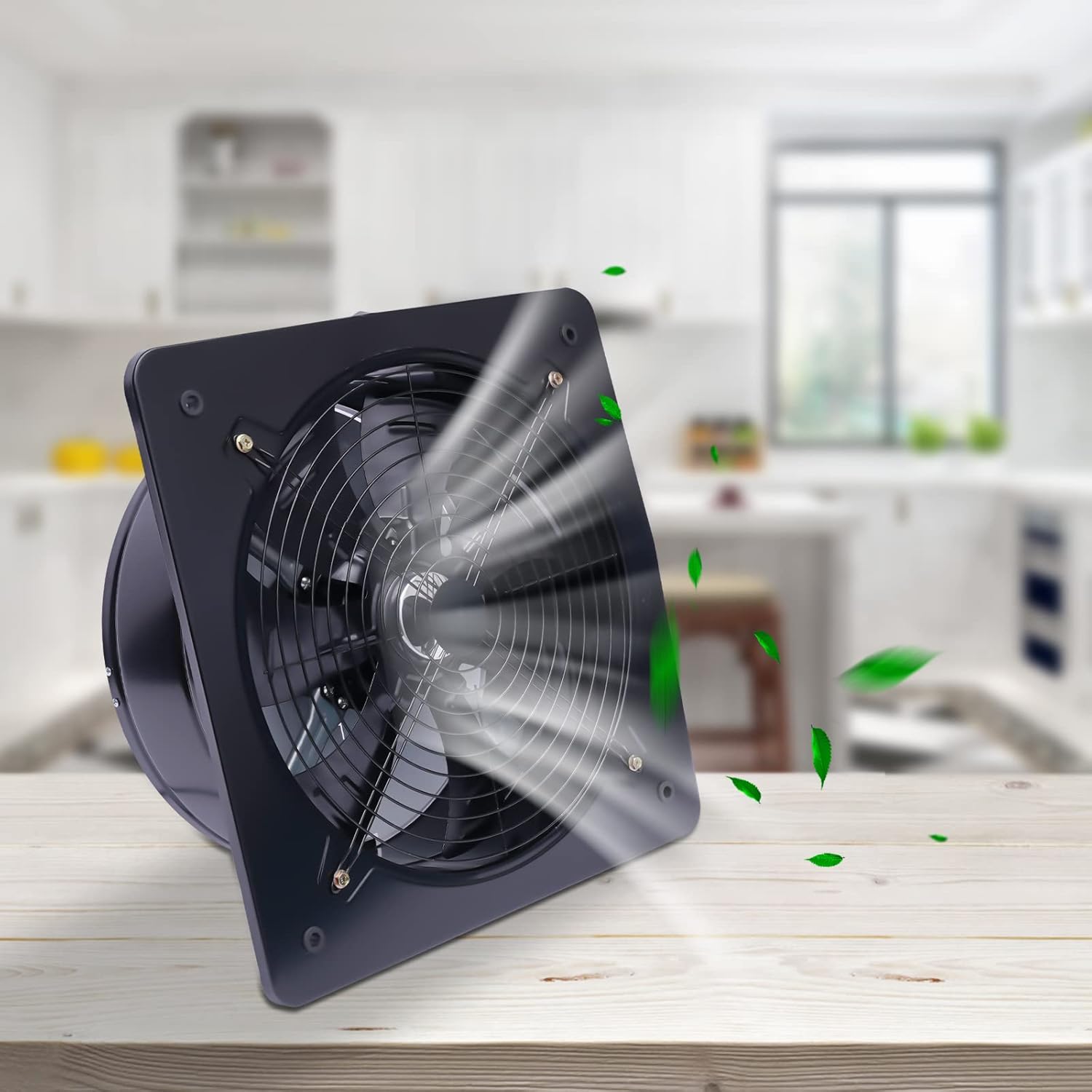 TBVECHI Extractor de ventilación industrial de 16 pulgadas y 110 V, ventilador de ventilación de 750 W, ventilador de ventilación para baño y cocina
