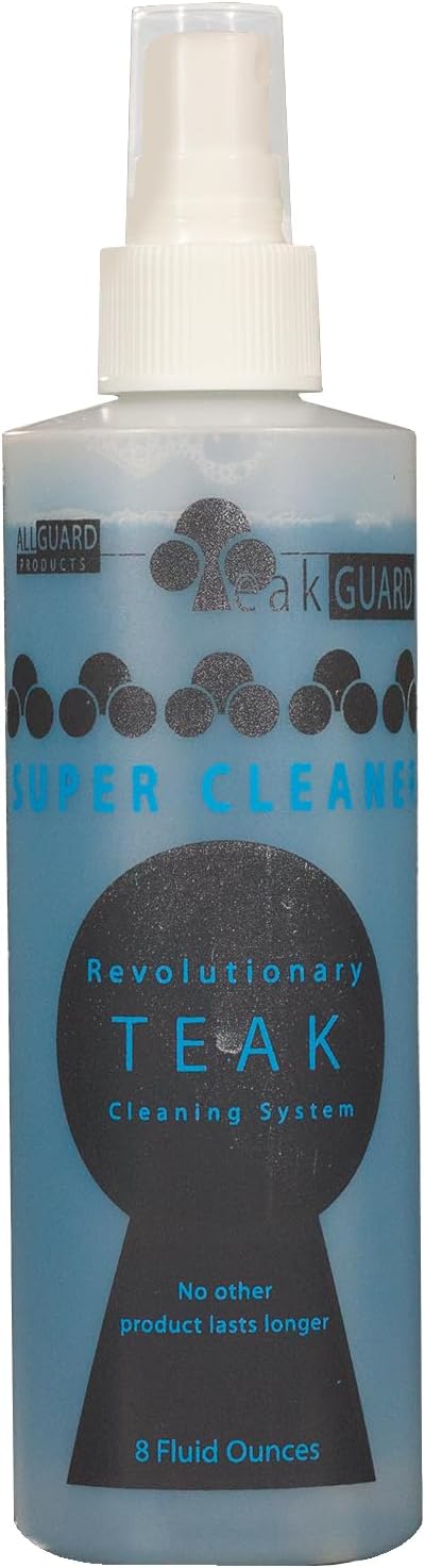 Super limpiador, limpiador y abrillantador de teca, a base de agua, restaurador y protector de madera de teca sin aceite, limpiador profundo para