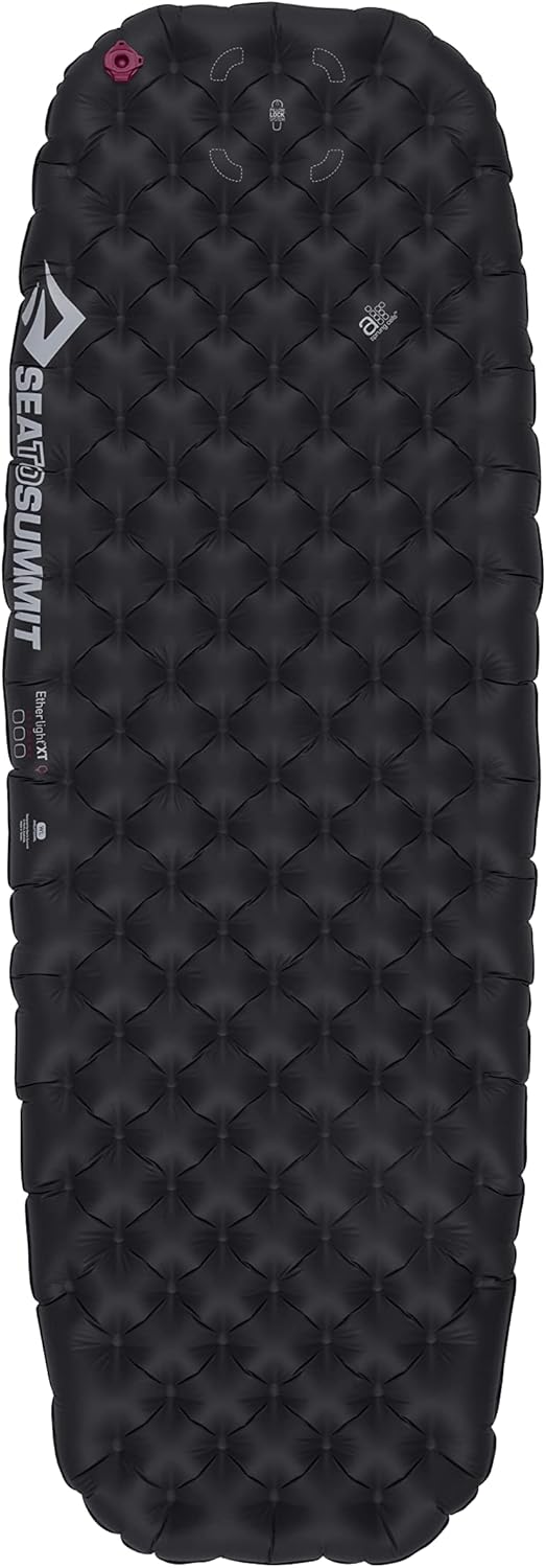 Sea to Summit Ether Light XT Extreme – Colchoneta para dormir aislada para clima frío, para mujer regular (66 x 21.5 x 4 pulgadas)