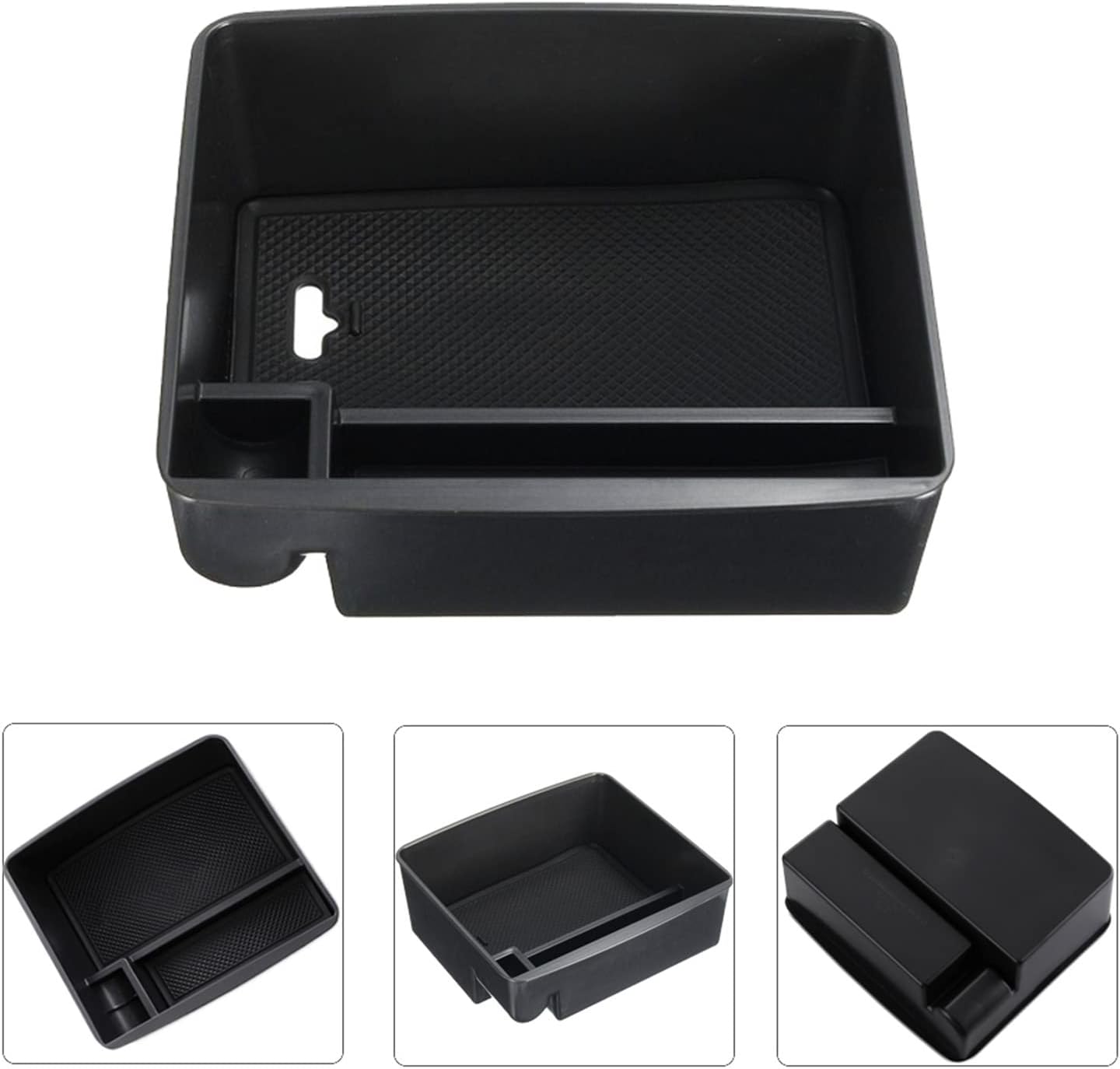 Caja de almacenamiento para reposabrazos central de automóvil, compatible con Toyota Land Cruiser Prado 2004-2018, bandeja de reposabrazos,