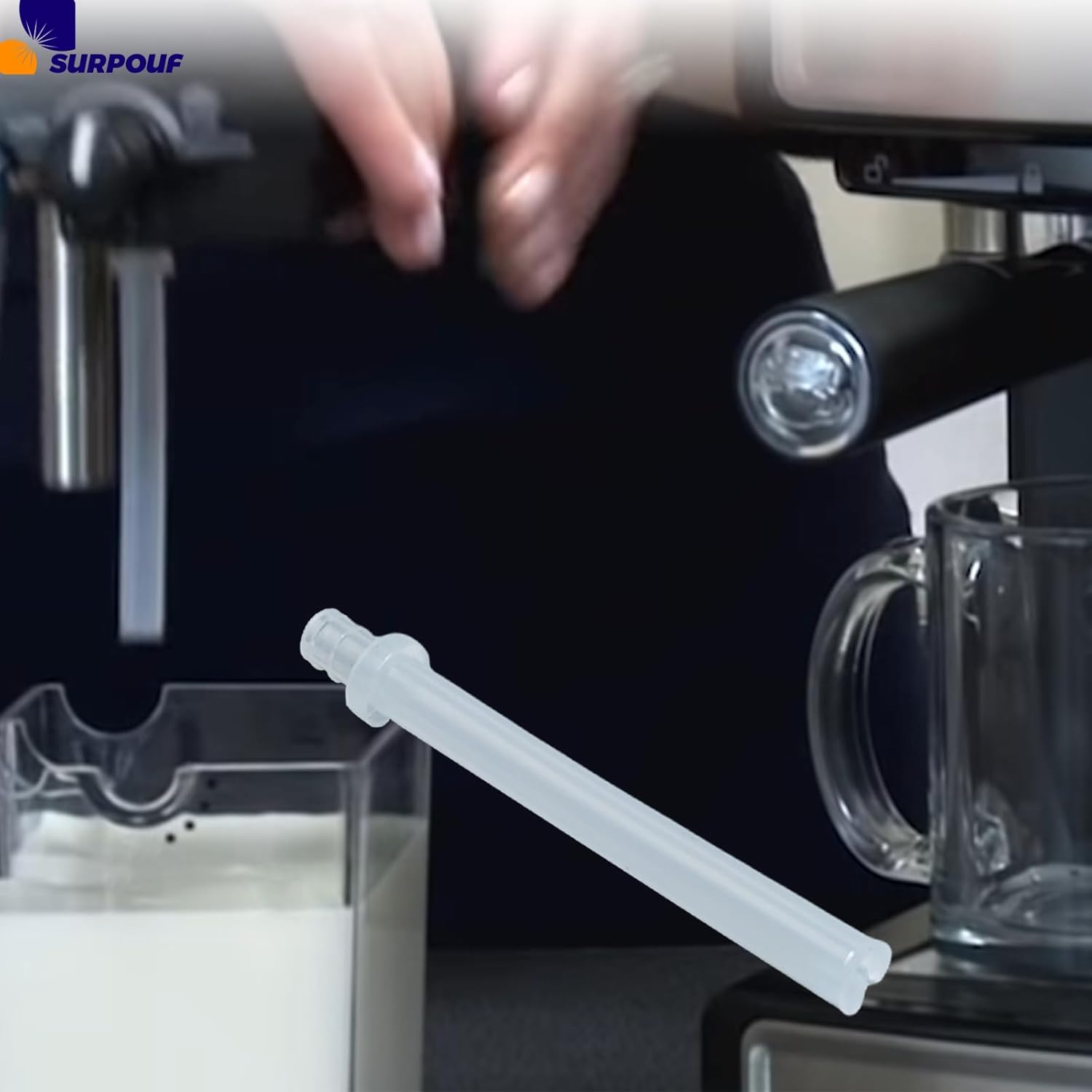 162416-000-000 Tubo de Silicona Compatible con Mr.Coffee BVMC-ECMP1000 Espresso Maker
