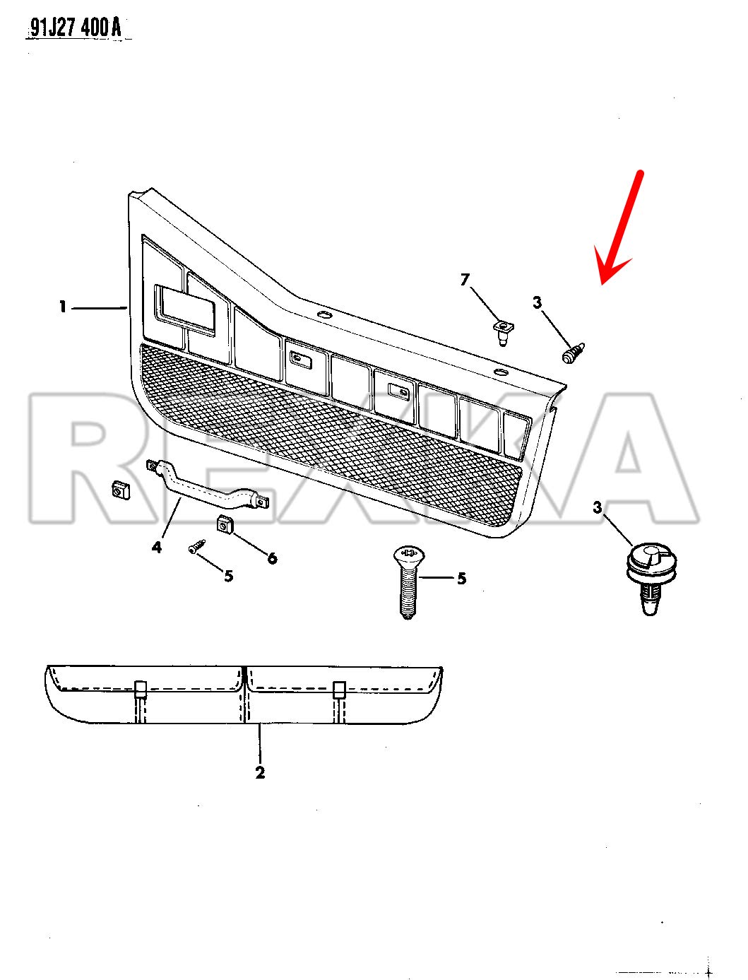 Rexka 10 clips de retención para panel de puerta 6033862 compatibles con Chrysler Jeep Wrangler YJ, Jeep CJ7, Jeep CJ8 Scrambler