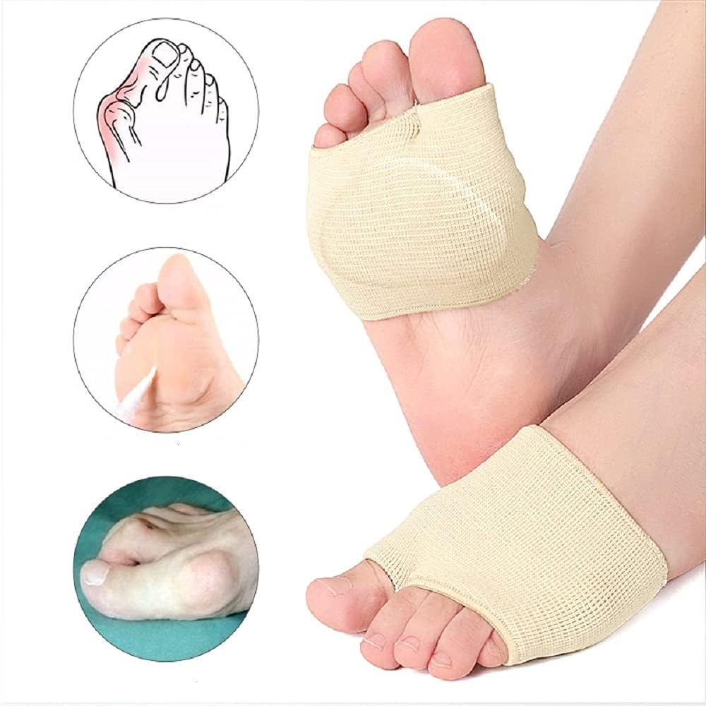 JSHshield Almohadillas para pies para evitar el dolor, ampollas del antepié, almohadillas metatarsianas, quemaduras en el antepié, fascitis plantar,