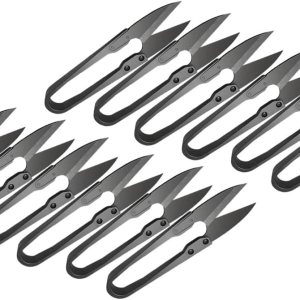 Juego de 12 tijeras de poda de bonsái de precisión de 4.13 x 0.75 pulgadas, recortadora de brotes y hojas, cortador de hilo de hilo, tijeras, Juego de 12 tijeras de poda de bonsái de precisión de 4.13 x 0.75 pulgadas, recortadora de brotes y hojas, cortador de hilo de hilo, tijeras,