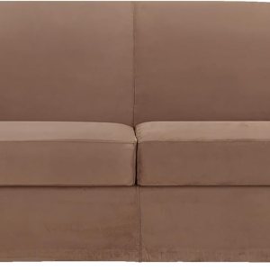 SureFit Ultimate Funda de gamuza elástica para sofá estilo caja, de 3piezas, marrón claro (Luggage) SureFit Ultimate Funda de gamuza elástica para sofá estilo caja, de 3piezas, marrón claro (Luggage)