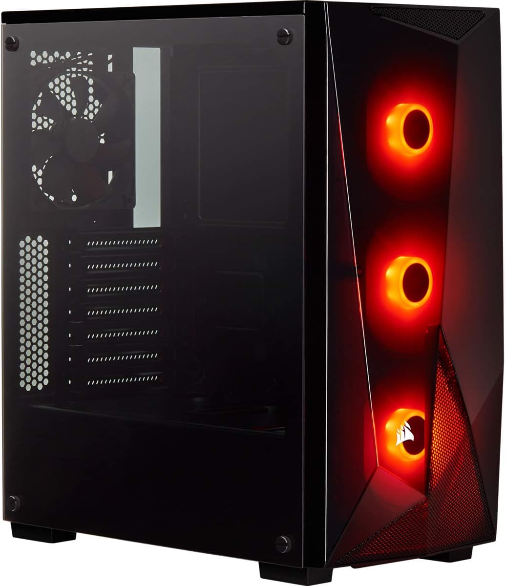 Corsair Carbide Series SPEC-DELTA RGB Mid-Tower ATX Estuche para juegos, vidrio templado