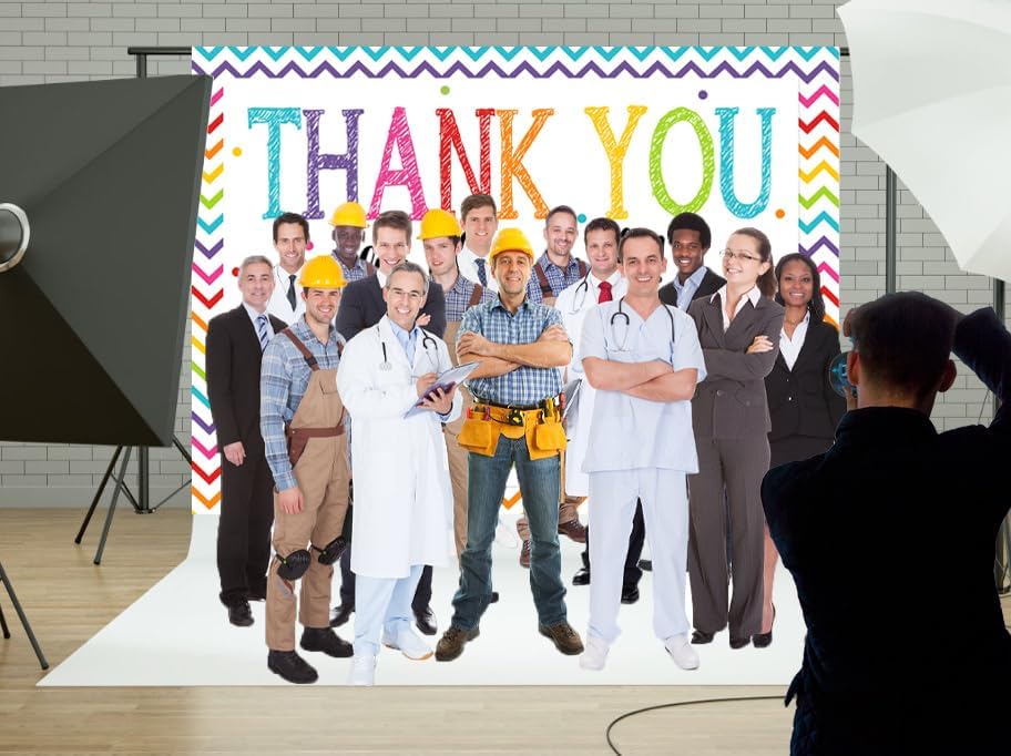 Telón de fondo de gratitud de 7 x 5 pies con texto en inglés Thank You for All You Do, Be Thankful to the Teachers (Be Thankful to the Teachers (Be