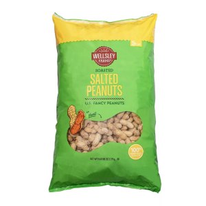 Wellsley Farms Cacahuetes salados y tostados, 80.0 onzas Wellsley Farms Cacahuetes salados y tostados, 80.0 onzas
