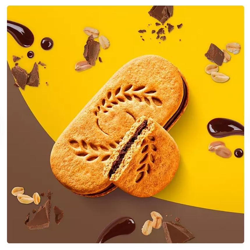 BelVita – Galletas de desayuno con crema de chocolate oscuro (25 unidades)