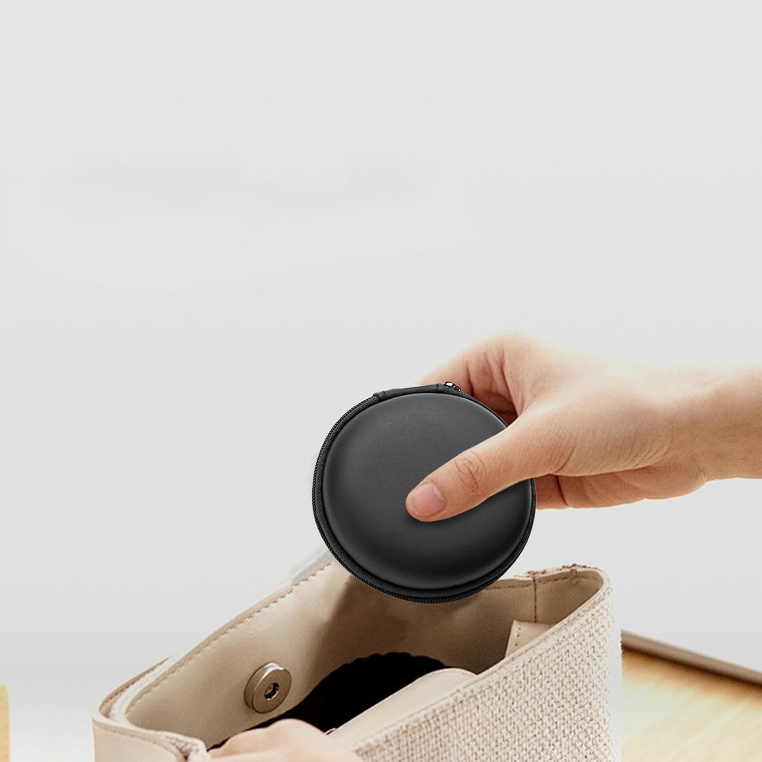 Estuche para auriculares.