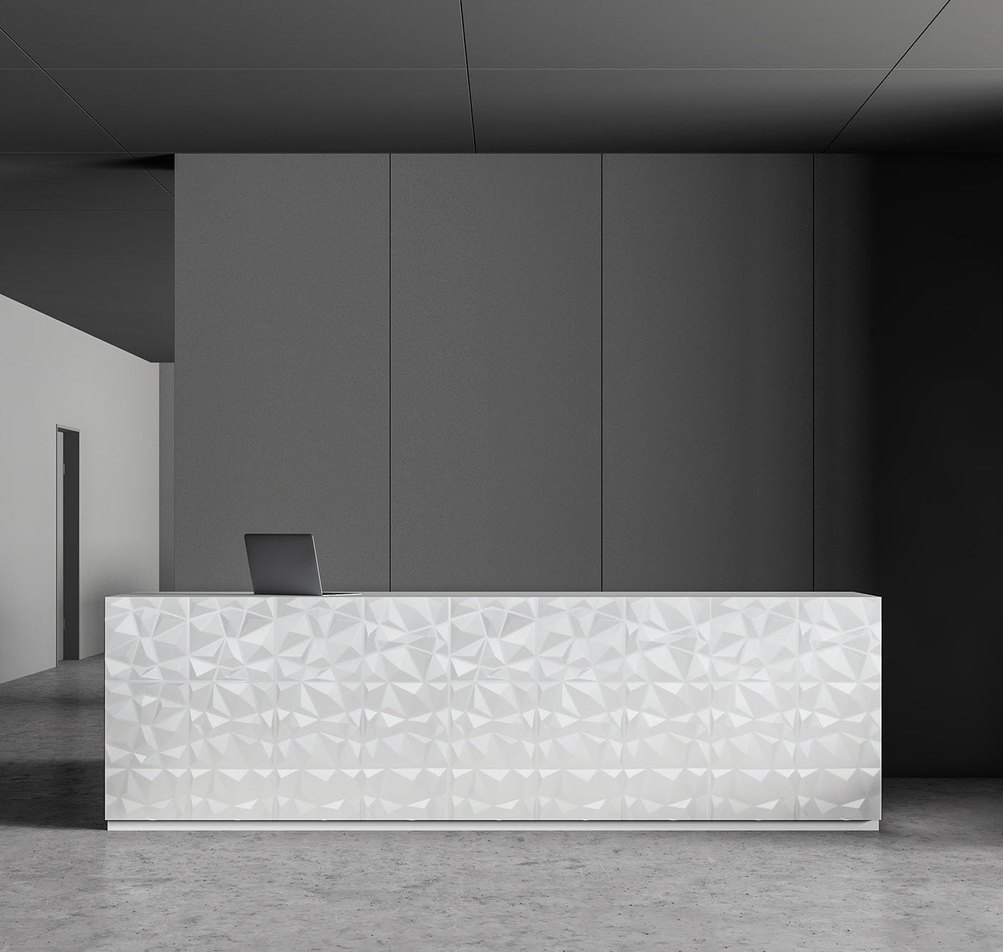 Wall Craft Paneles de pared 3D, mosaico blanco, diseño geométrico, decoración de pared, decoración de pared, azulejos decorativos modernos, paquete
