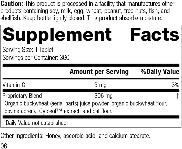 Standard Process Cyruta Plus – Suplementos integrales de colesterol, apoyo inmunológico, salud cardíaca con ácido ascórbico y harina de avena, 90