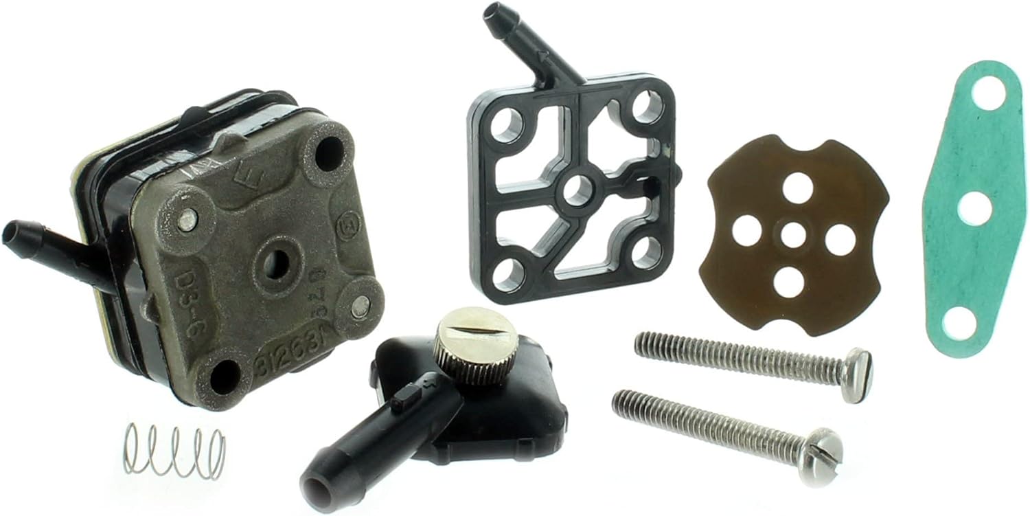 Johnson Evinrude OMC Nuevo kit de reconstrucción de bomba de combustible OEM, 0777754, 0393088