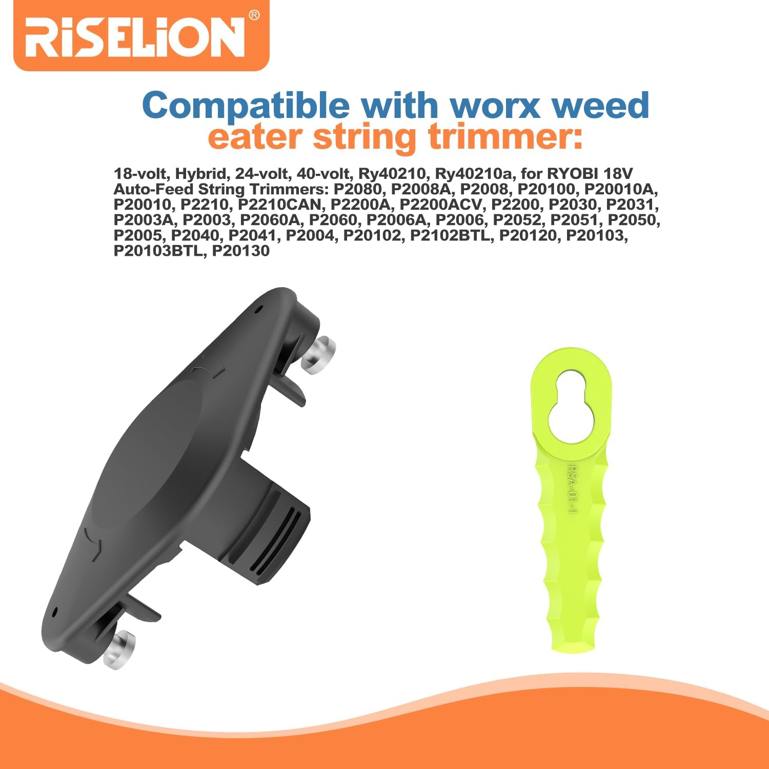 Cabezal de cuchilla para malezas, compatible con desbrozadoras Ryobi de 18 voltios, 24 voltios y 40 voltios, puede reemplazar el cabezal recortador