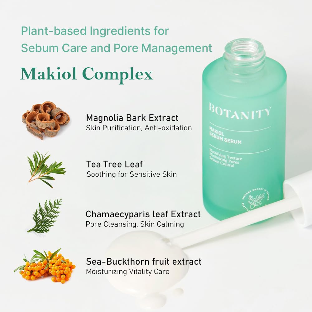 Makiol Serum  Control de aceite y refuerzo de hidratación  Minimizador de apariencia de poros y potenciador de textura de la piel  Fórmula ligera y