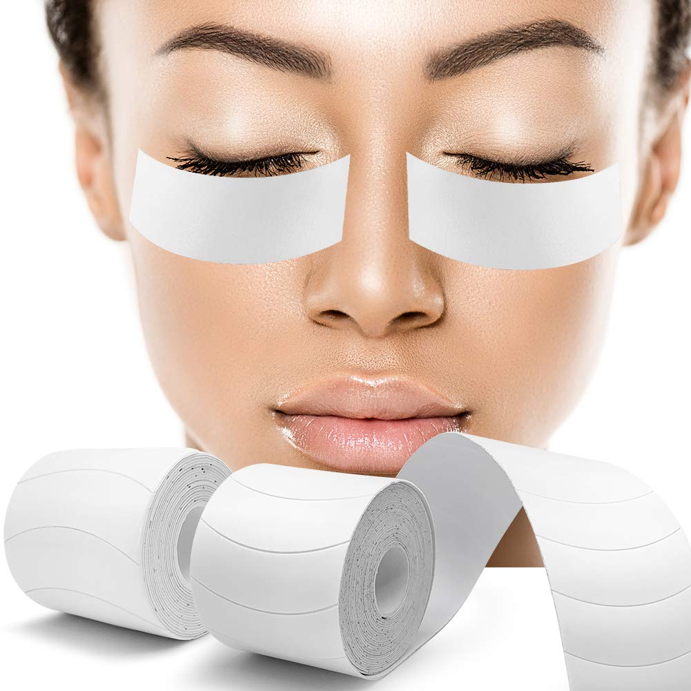 Akissos – Extensiones de pestañas de espuma para los ojos, 110 unidades, cinta de espuma médica precortada, suministros de extensión de pestañas,