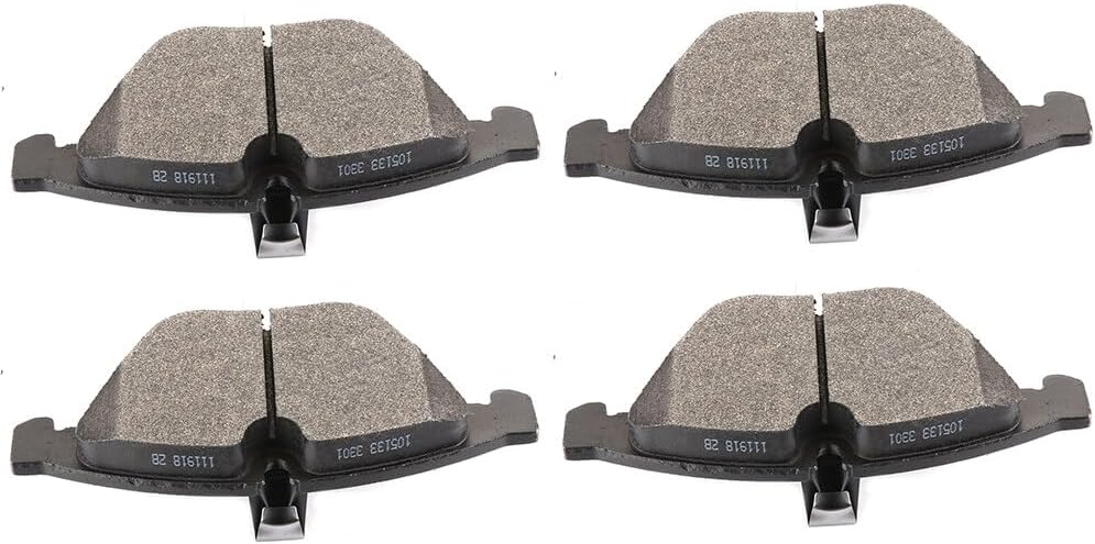 SCITOO Pastillas de freno delanteras D1260-7799 para BMW Serie 1 M 2004-2007 para BMW 525i, 2006-2007 para BMW 525xi, 2008-2010 para BMW 528i,