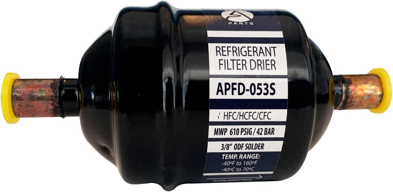 Appli Parts APFD-053S 38 in Línea Líquida Refrigerante AC Filtro Secador HVAC Refrigeración 053S ODF Sudor Soldadura conexión universal