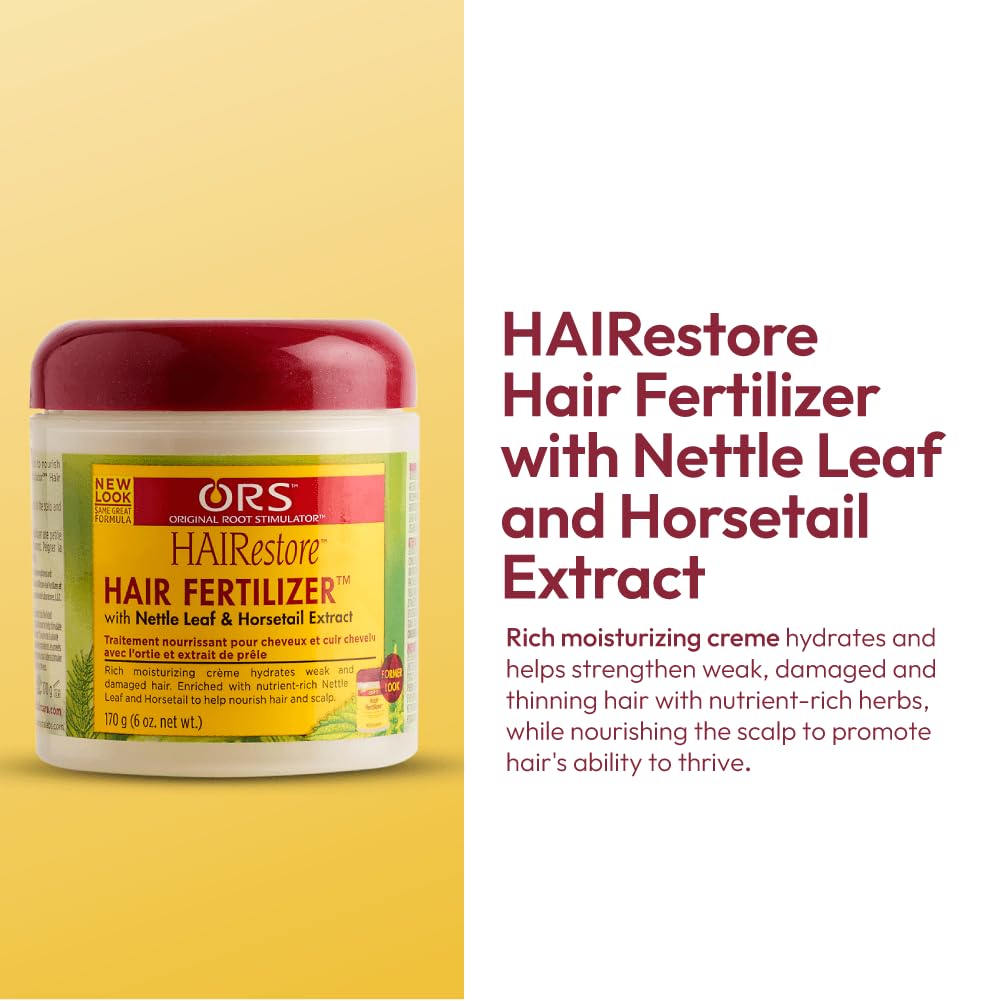 ORS HAIRestore – Fertilizante para el cabello con extracto de hoja de ortiga y cola de caballo, 6 onzas