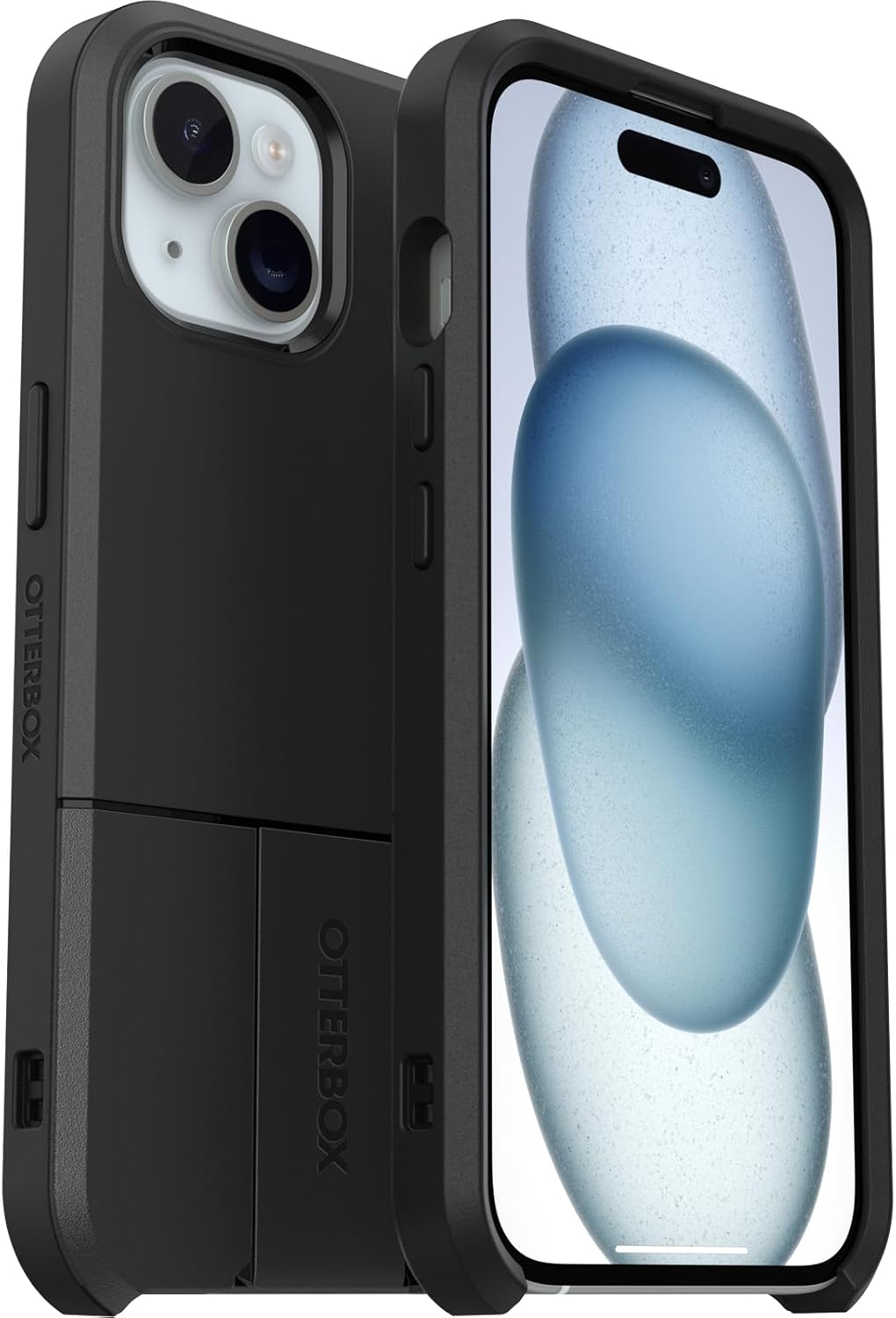 OtterBox Funda para iPhone 15 (solamente) UniVERSE Series – NEGRO (se envía en bolsa de plástico)