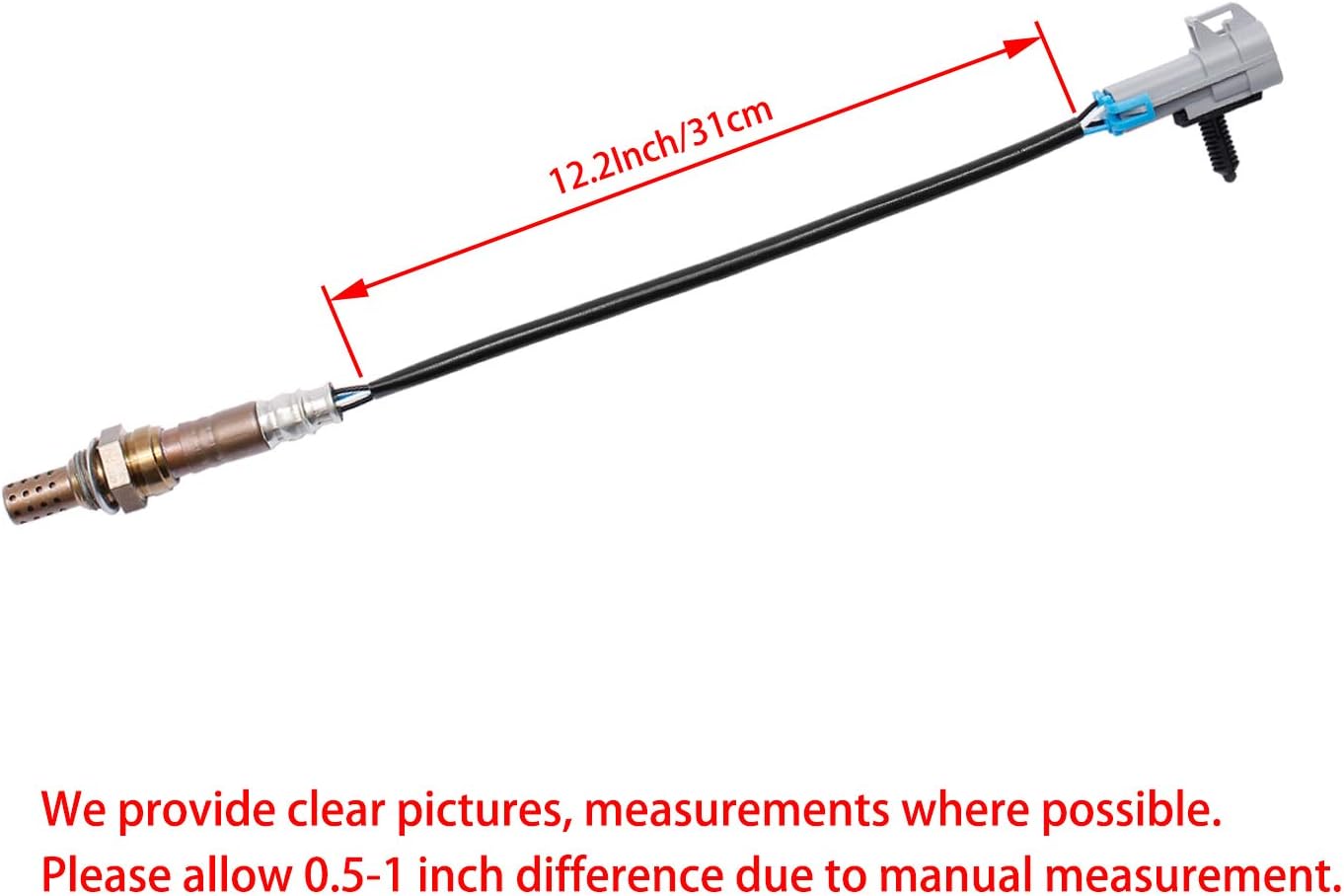 Sensor de oxígeno O2 Upstream 2 piezas compatible con Cadillac Escalade Chevrolet Silverado Suburban y más reemplazos # 234-4668, 15284, 21546,