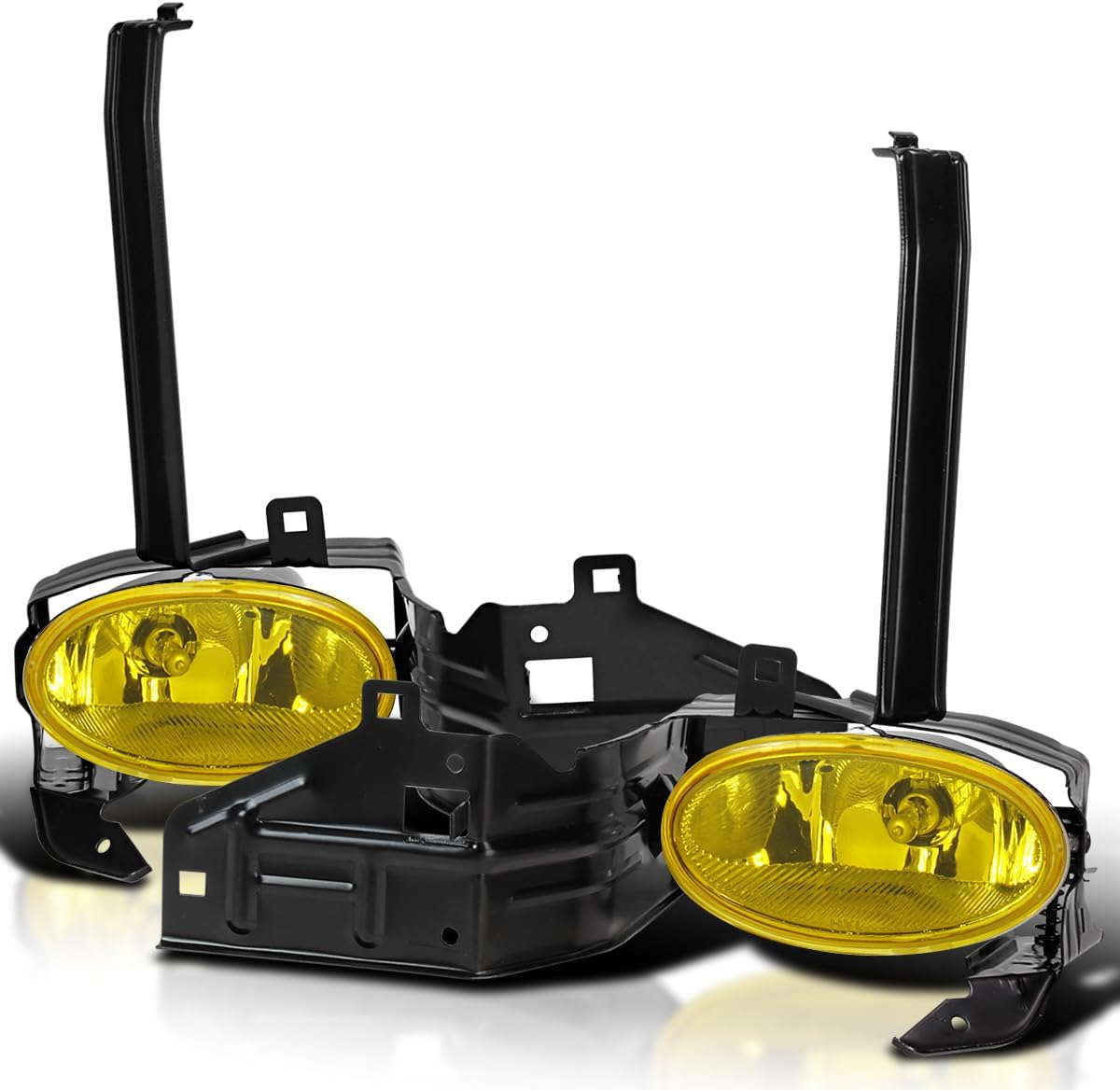 Spec-D Tuning Luces antiniebla de lente amarilla + bombillas H11 + interruptor incluido compatible con Honda Accord 2Dr Coupe 2008-2010 L+R Pair