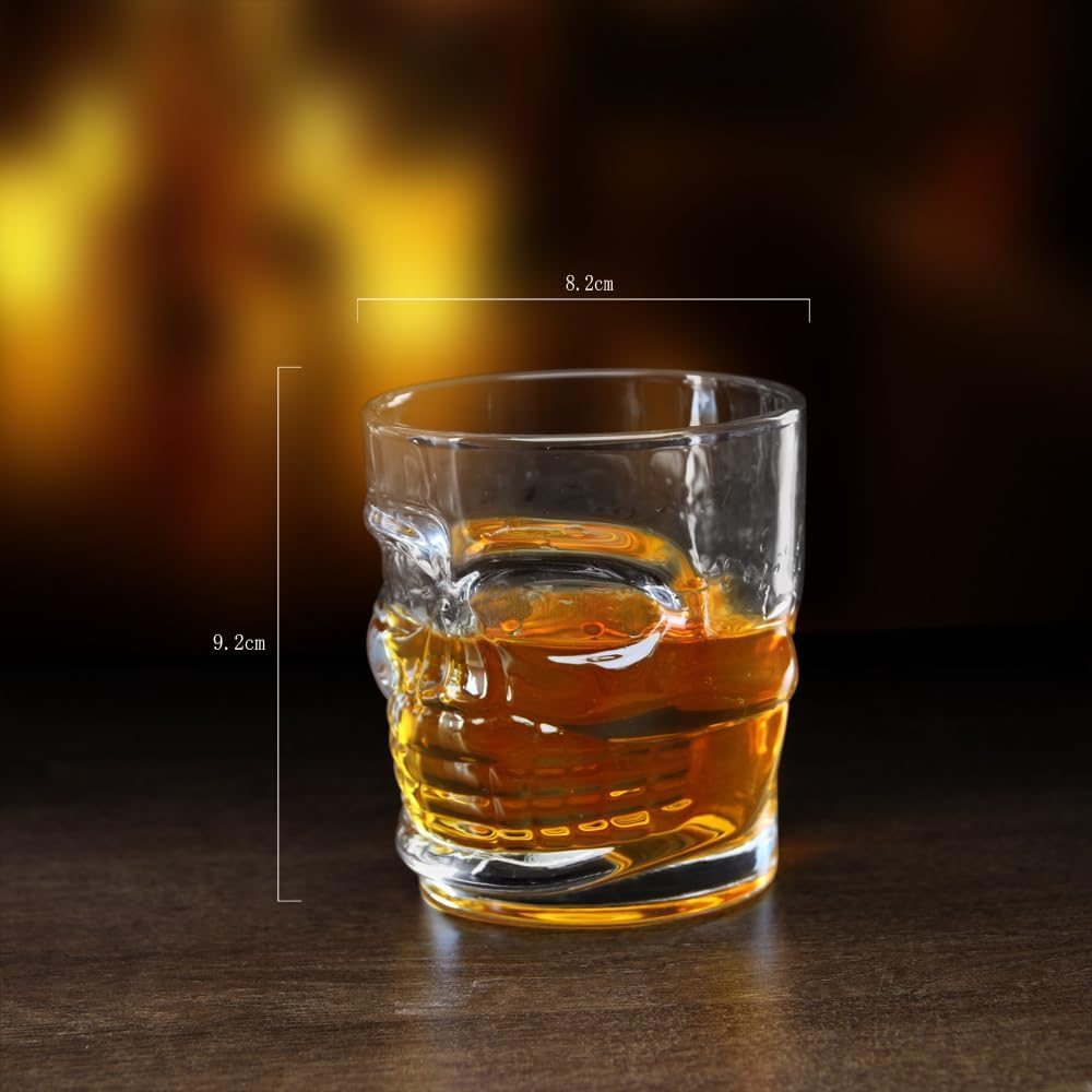 Juego de 4 vasos de whisky, vasos de 10 onzas antiguos para beber whisky escocés, bourbon, cóctel, coñac, vodka, ginebra de tequila, ron, licor de