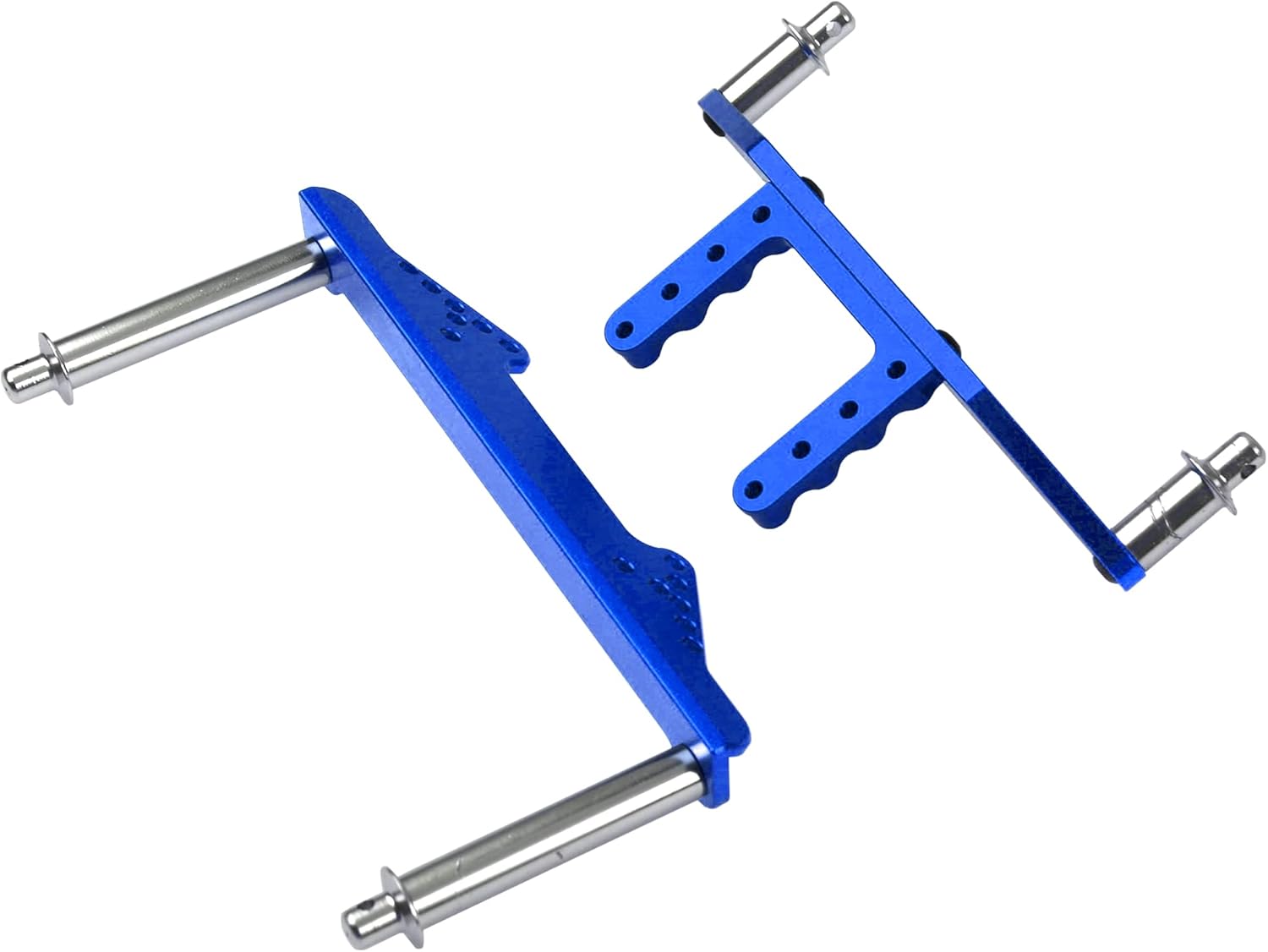 Soportes de cuerpo delanteros y traseros de metal, postes de cuerpo, piezas de actualización compatibles con Traxxas Slash 2WD Rustler Stampede VXL