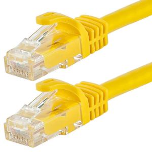 Monoprice – Cable de red de cobre desnudo, 6 metros, serie FLEXboot 24AWG Cat6 550 MHz, UTP Ethernet, gris (109786), Amarillo Monoprice – Cable de red de cobre desnudo, 6 metros, serie FLEXboot 24AWG Cat6 550 MHz, UTP Ethernet, gris (109786), Amarillo