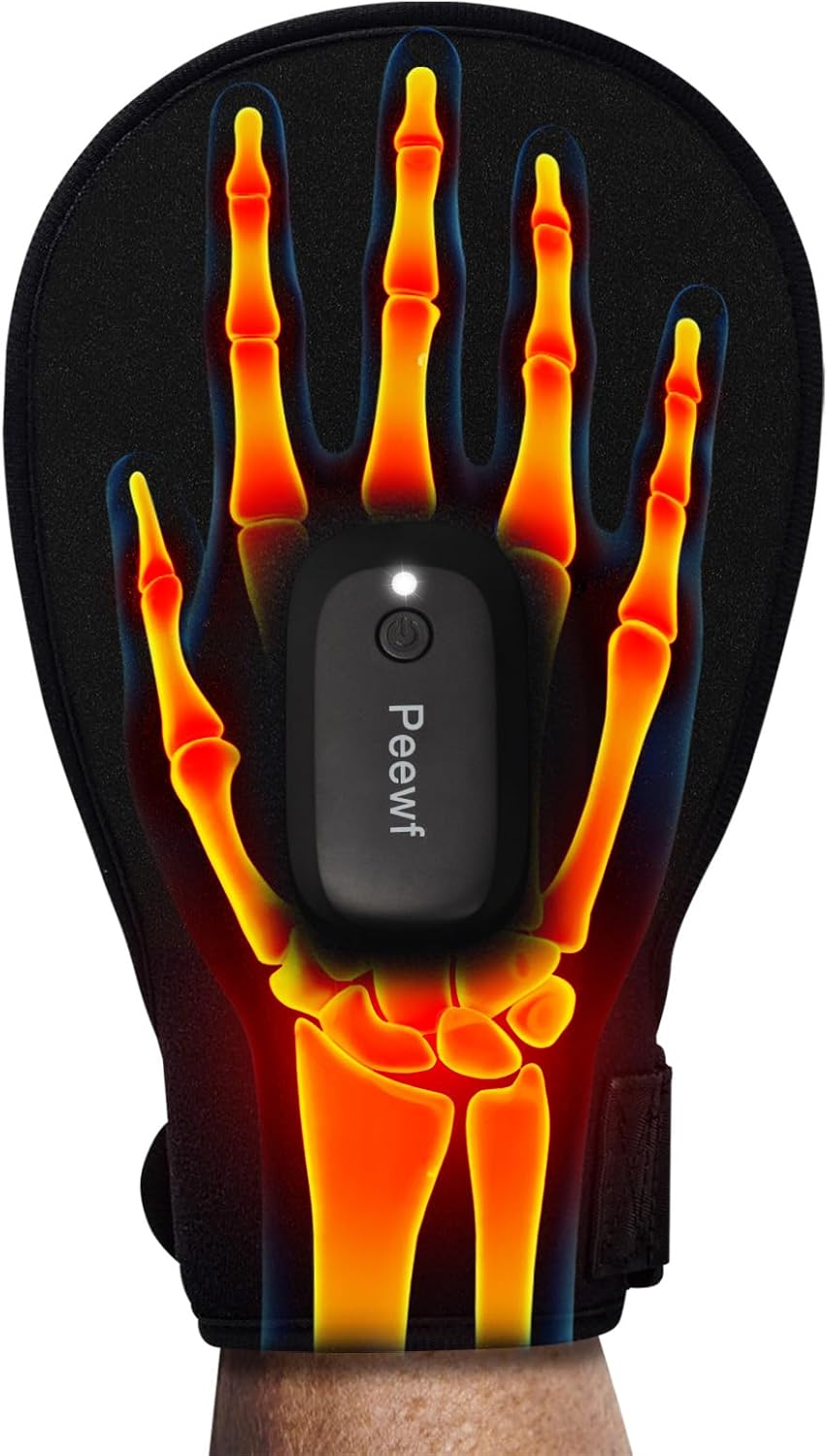 Guantes de mano calentados recargables para rigidez de manos y dedos