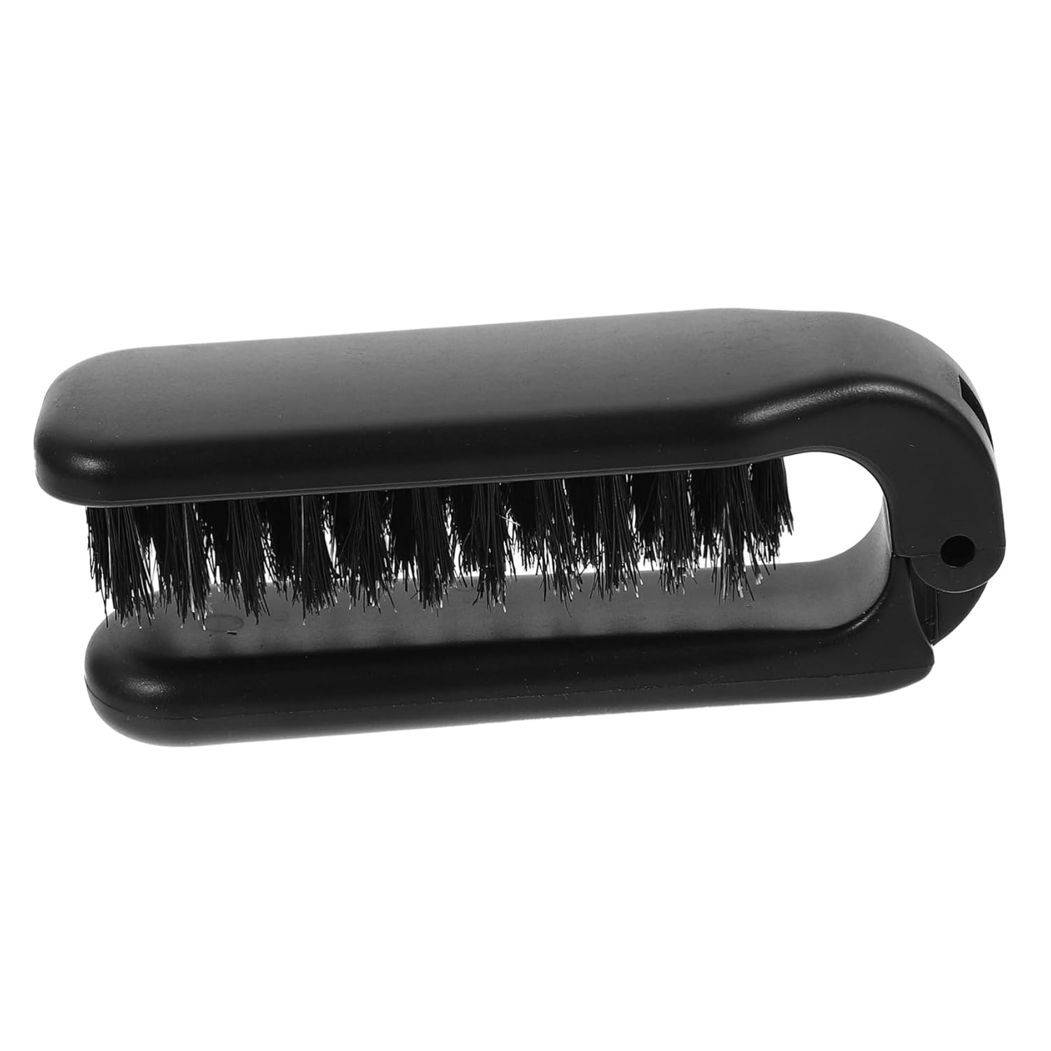 FOMIYES Cepillo plegable para barba, cepillo de pelo de bolsillo, cepillo de limpieza para barba, cepillo de aseo de barba plegable para cabello,