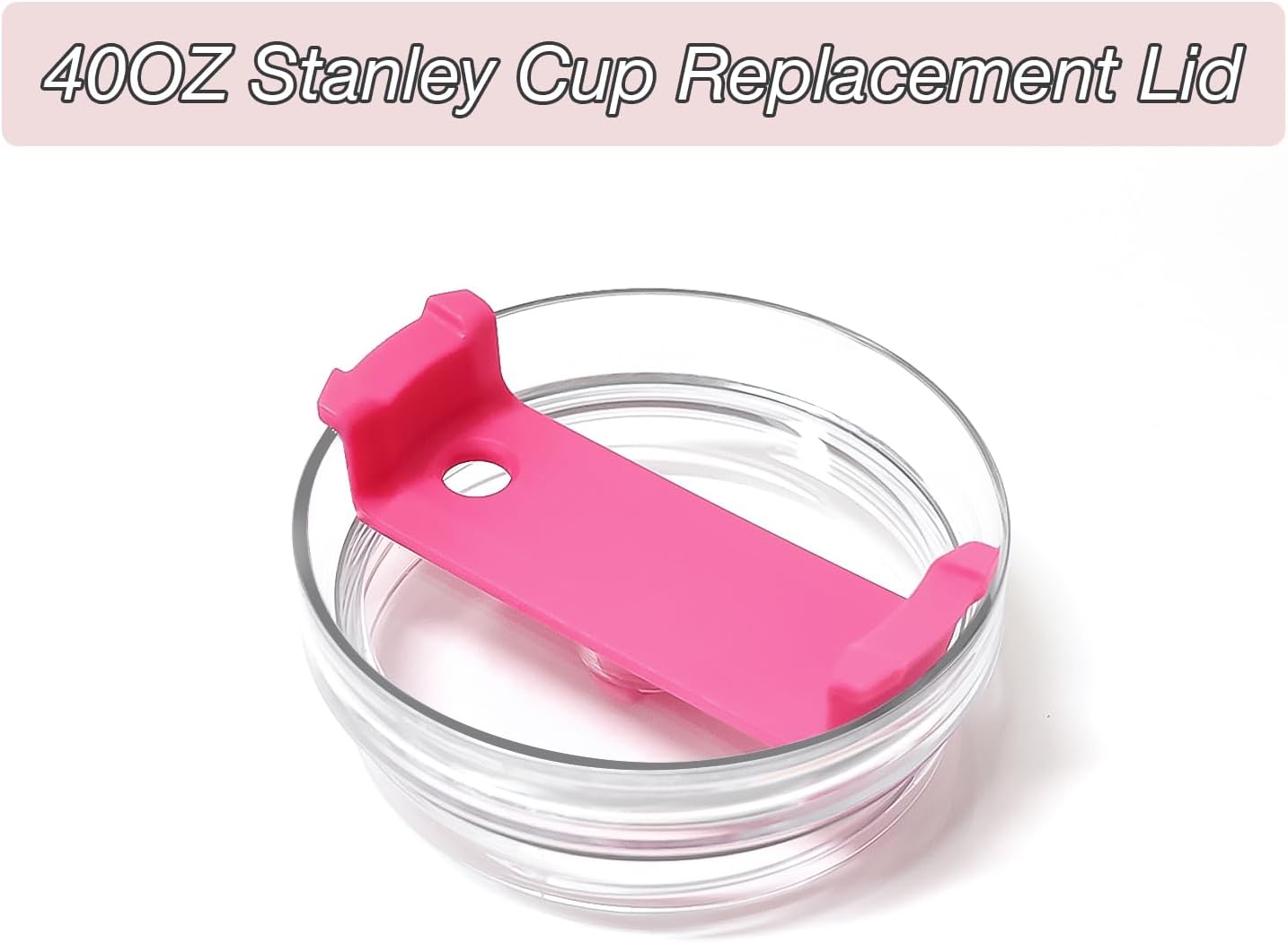 Tapa de vaso de 40 onzas compatible con Stanley, a prueba de derrames, resistente a salpicaduras, apta para Stanley y más tazas de café, paquete de