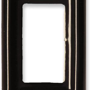 Placas de interruptor de cerámica negra, cubierta de interruptor de luz, cubierta de placa de interruptor, placa de pared, cubierta, (negro) Placas de interruptor de cerámica negra, cubierta de interruptor de luz, cubierta de placa de interruptor, placa de pared, cubierta, (negro)