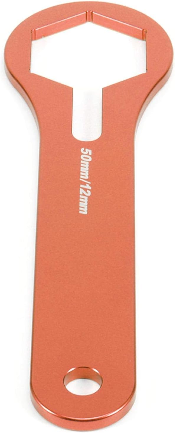 Llave de horquilla, 0.197 in Motor Amortiguador Suspensión Horquilla Llave Herramienta Ajuste para 125 15 25 35 45 55 sx xcwp (naranja)
